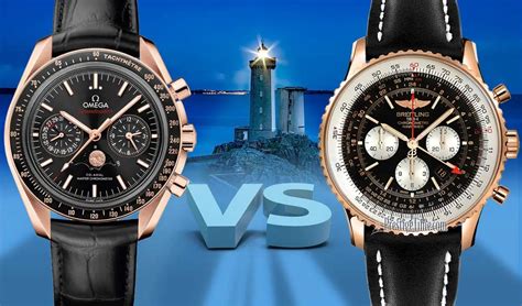 Breitling VS Omega Ω .